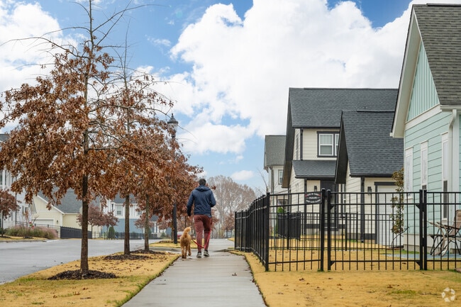 Residents can walk along sidewalks all over subdivisions in Catawba.