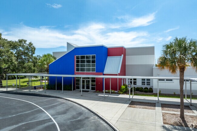 front of school