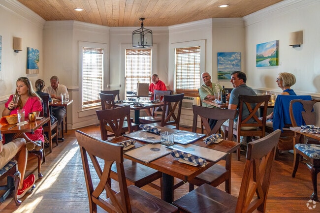 For some fine dining, you can head into Morehead City to The Parrott on Eleventh.