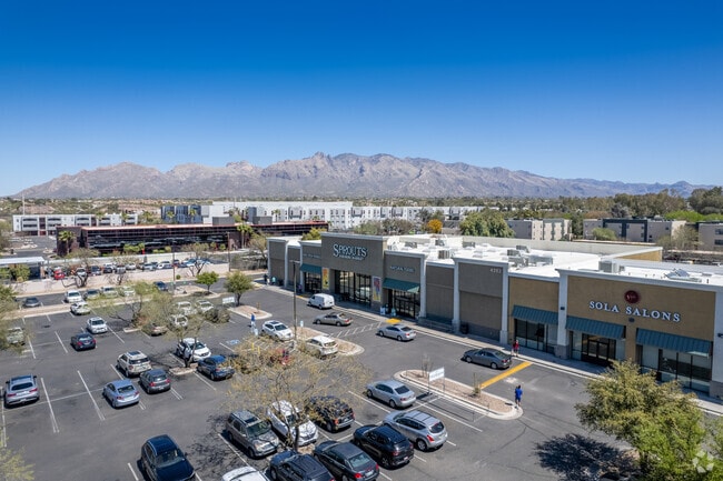 The Sprout's Plaza Features Many Businesses.