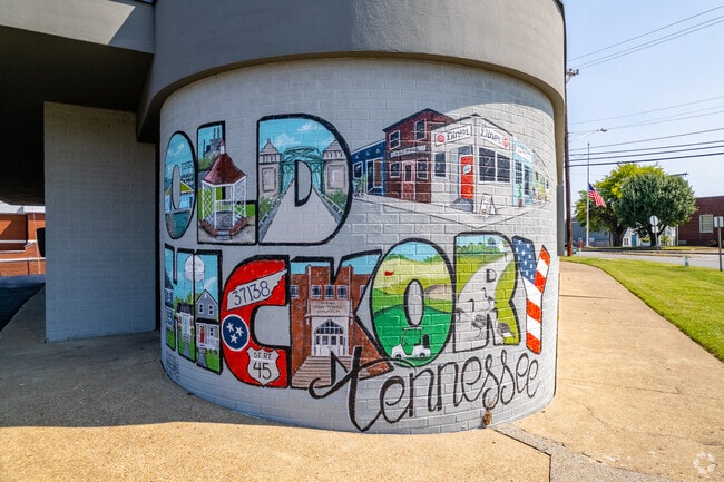 The Old Hickory mural celebrates the history of the historic community.