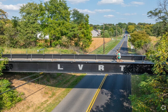 The Lebanon Valley Rail Trail is 19.6 miles long, offering runners an adventure in West Lebanon.