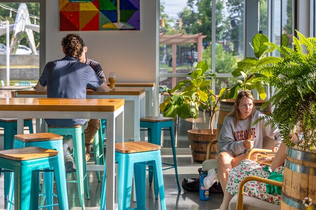 You can catch up with friends at the Edge City Brewery.