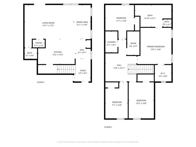 floorplan of 1st and 2nd floor