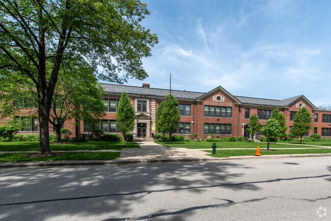Willard Elementary School in River Forest is embolded with their wizard mascot.