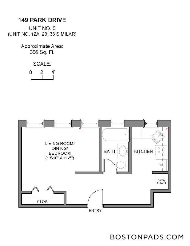 149 Park Dr Unit 3, Boston, MA 02215