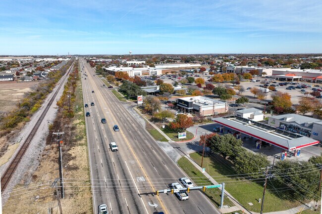 Denton Highway connects Chase Oaks to other neighborhoods to the north and south.