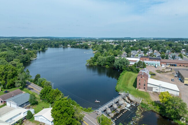 Lake Como’s dam regulates water for recreation and supports local industry.