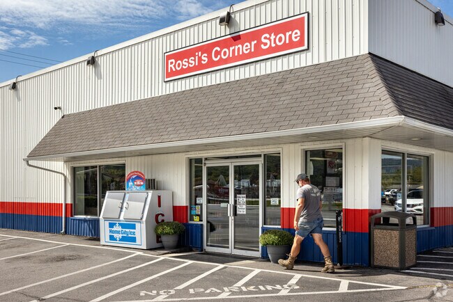 Rossi's Corner Store is a local hub and the only year-round retail option in Tipton, PA.