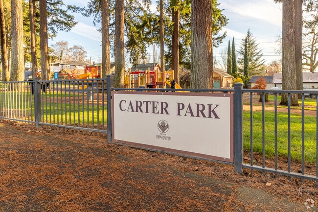 Carter Park is named after its neighborhood in Vancouver, WA.