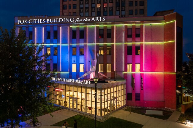 Art lovers in Alicia Park can explore three floors of galleries at the Trout Museum of Art.