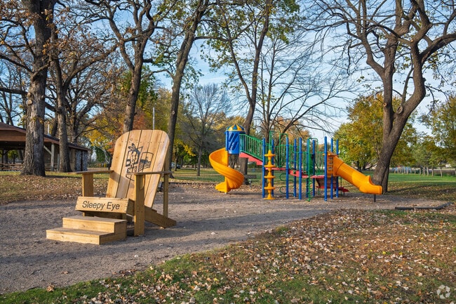 Bring the kids to the playground at Sportsman Park in Sleepy Eye.