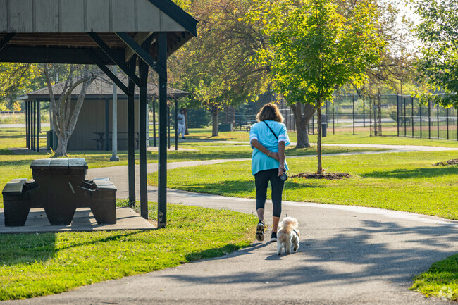 Iles Park is the name of the neighborhood as well as the well maintained park.