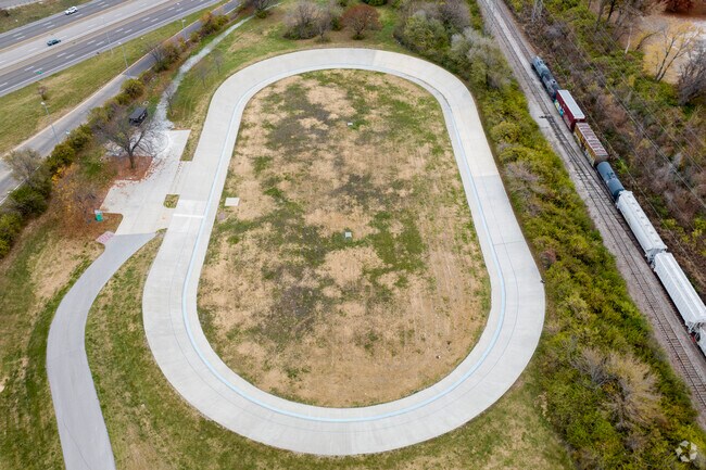 The Velodrome in Penrose Park is a major attraction for Northwoods' cyclists.