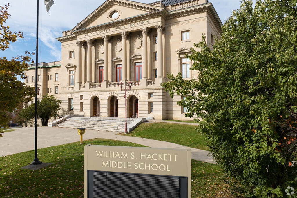 William S Hackett Middle School is located just outside Mount Hope covering grades 6-8 grade for many Albany neighborhoods.