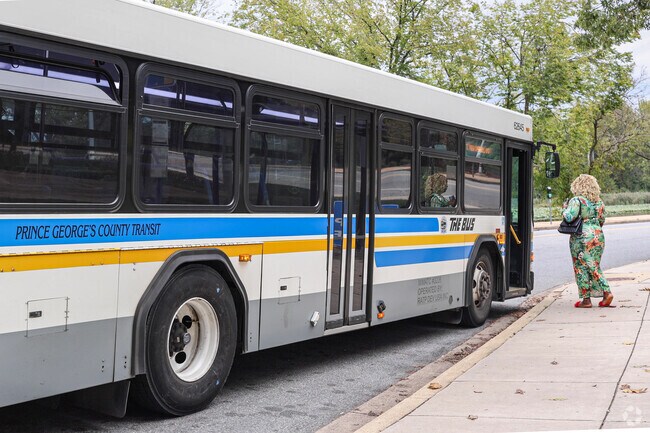 The Bus runs all through PG county from Greater Upper Marlboro.