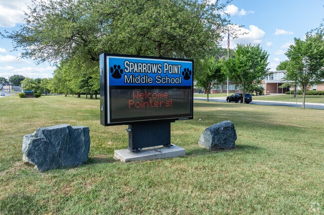 Sparrows Point Middle School in Baltimore has a C+ rating on Niche.