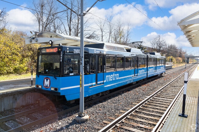 Greendale residents can use the Metro Link to commute to Downtown St Louis.