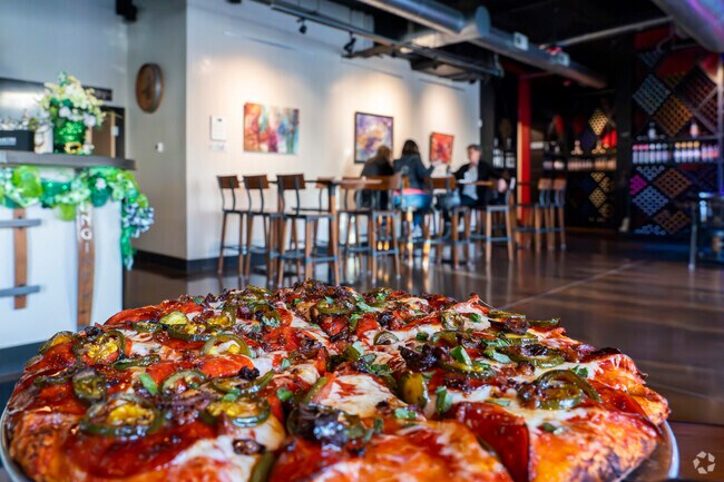 The Spicy Conductor is the most ordered pizza at Engine 8 Urban Winery in Downtown Sparks.