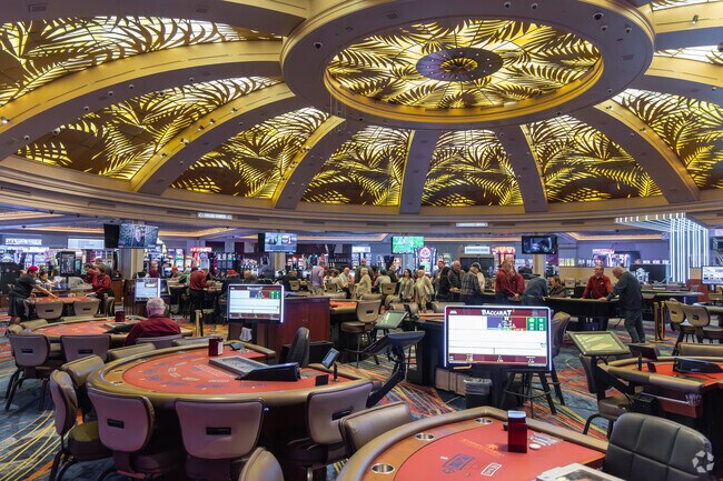 Rampart Casino wows guests with its unique dome over its table games in Queensridge.