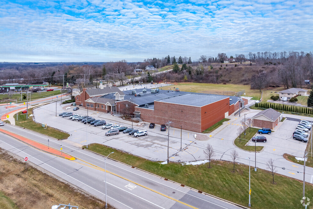 An aerial of Richfield Middle school.