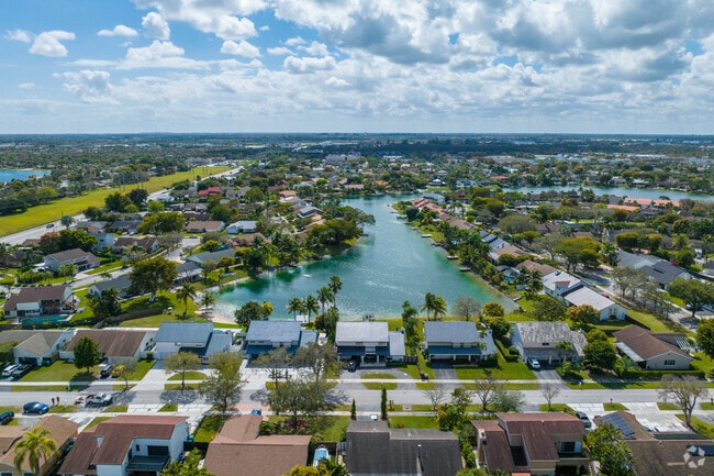 Water runs through The Crossings, providing residents with waterfront living.