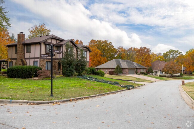 Tudor-style homes add historic charm to Fremont Hills streets.