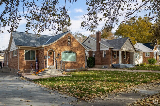 Charming brick bungalows are a staple home style around Eat Bench.