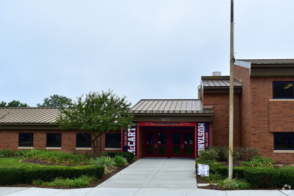 McCarty Elementary School building in Waubonsee.