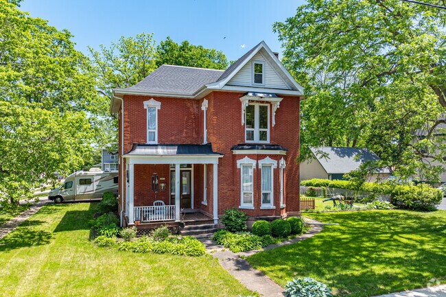 National style homes can be found on several streets in Oregon, IL.
