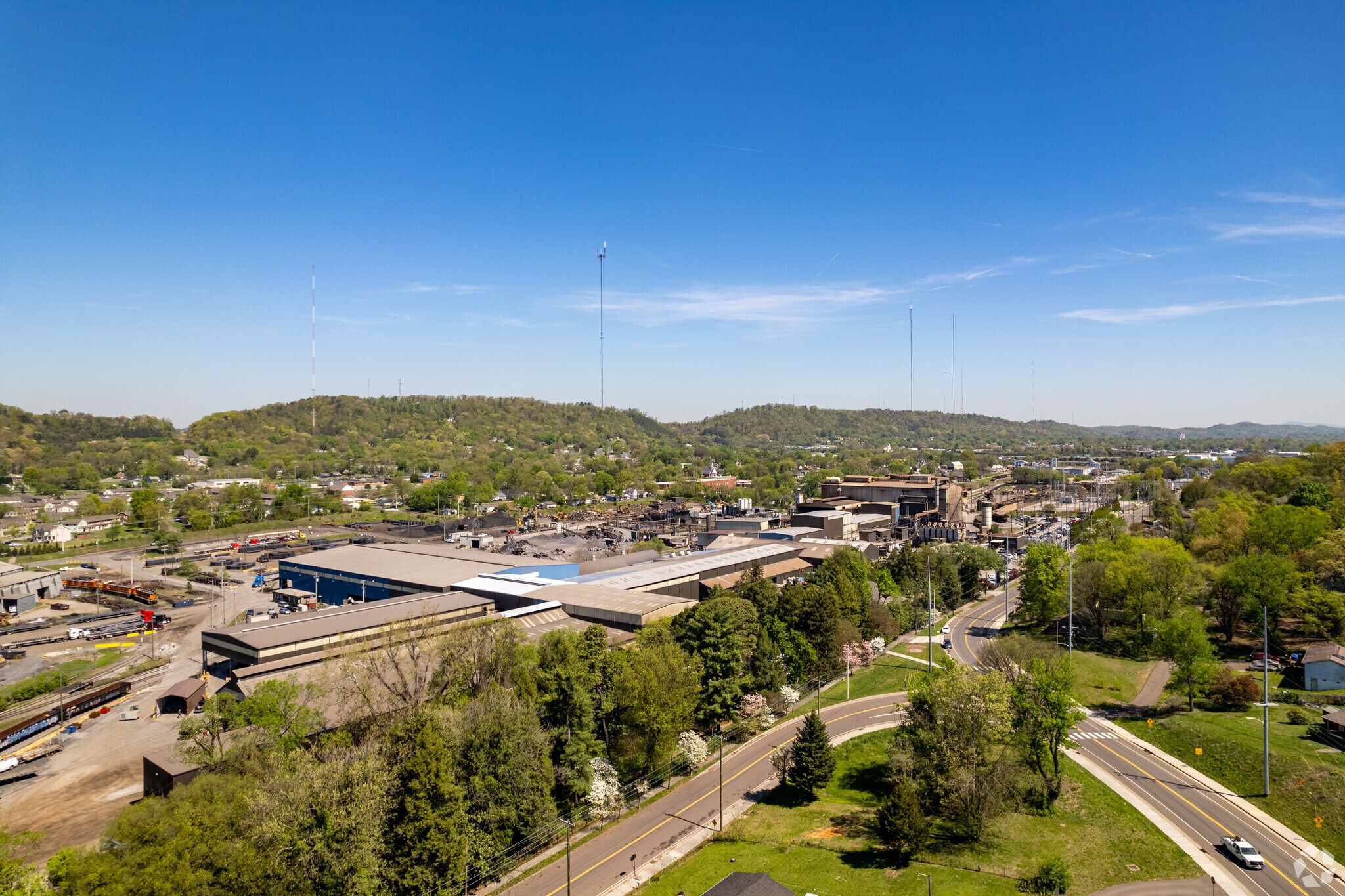 CMC Steel and Racheff Park and Garden sit on Tennessee Avenue