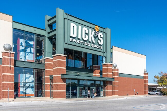 Hill Valley residents can head over to Greenwood Park Mall to browse Dick's Sporting Goods.