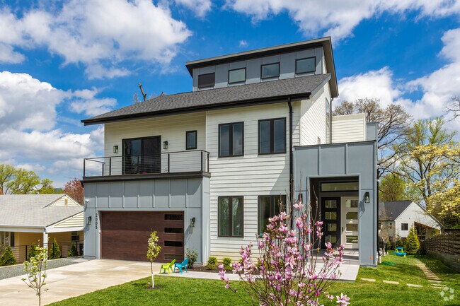 Gorgeous homes stand tall in the Pimmit Hills neighborhood.