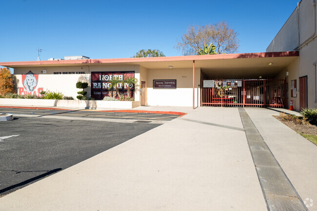Front entrance to North Ranchito Elementary School in the city of Pico Rivera, Ca.