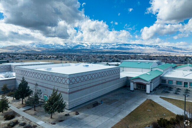 A view South West at Damonte Ranch Highschool.