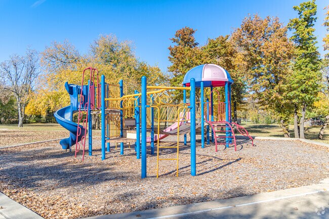 Colorful playground in Jack W. Cornett Park
