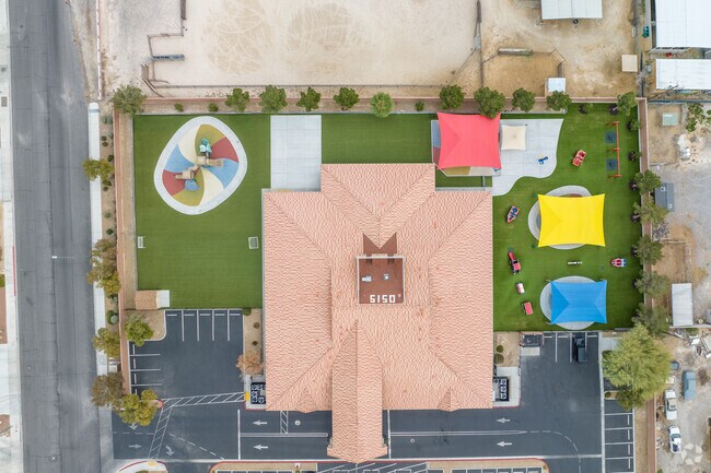 Challenger School - Los Prados, in North Cheyenne, serves pre-K through 8th grade.