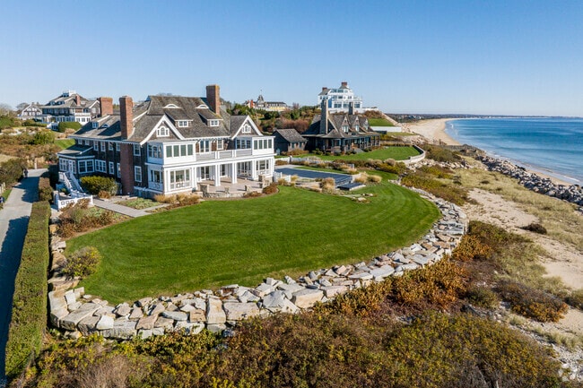 Homes in every price range are found along the rocky shores of Westerly's beaches.