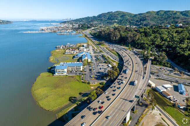 San Francisco is 12 miles away from Almonte, or a 30-minute drive via the Golden Gate Bridge.