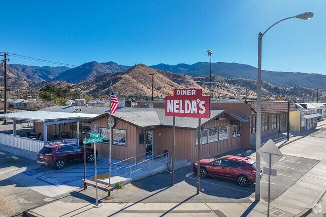 Dine at Nelda's Diner in Lake Isabella, CA.