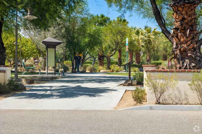 Enjoy a brisk morning walk at The Wellness Park in The Movie Colony.