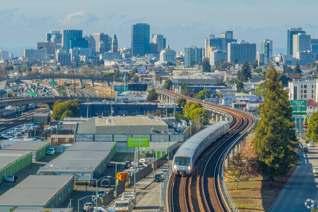 Alameda is a short bus ride to the BART, which connects to the rest of the Bay Area.