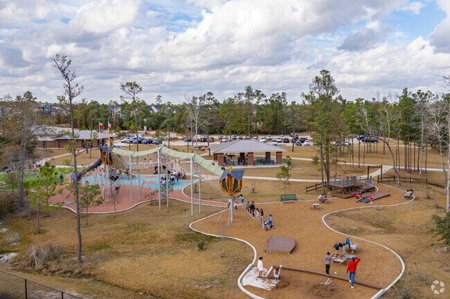 There are many local parks, including Atascocita Park, where children have room to run and play.