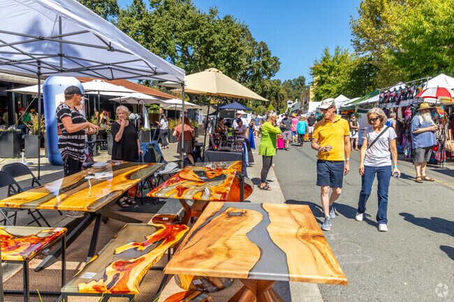 Peardale Estates residents can find unique craftsmen showcasing their products at the Lafayette Art & Wine Festival.