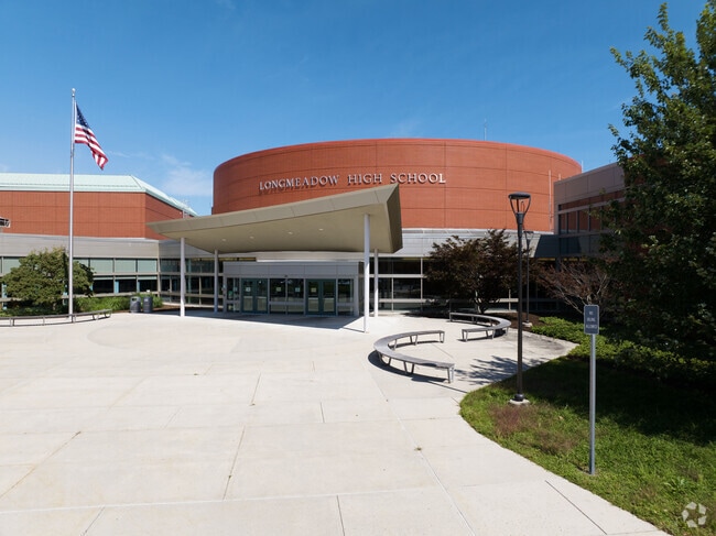 Longmeadow High School is a beautiful campus serving 9-12.