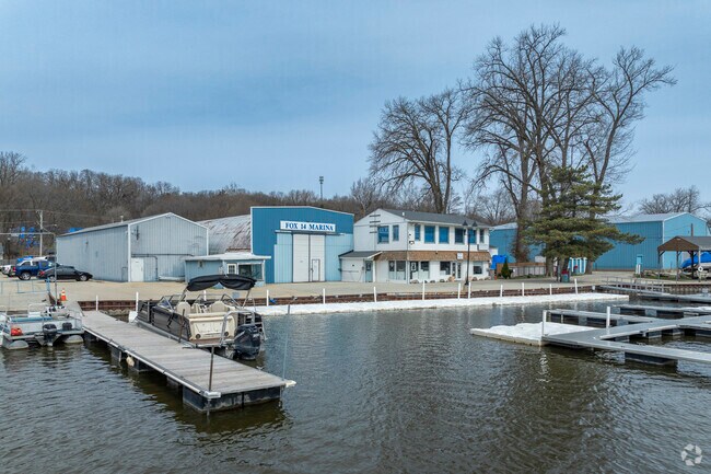 The Fox 14 Marina right in Merrill Algonquin Hills has a 24/7 boat launch.