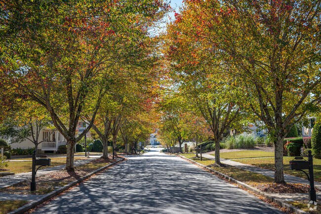 Enjoy a walk down the shaded sidewalks of Grayson.