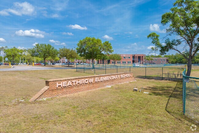 Heathrow Elementary School serves families in the Alaqua community.