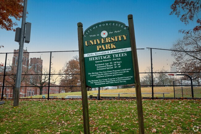 Enjoy the variety of recreation opportunities at University Park in Beacon Brightly.