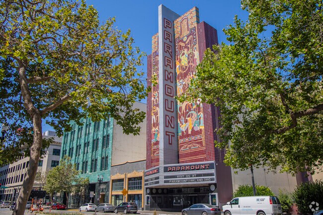Uptown's iconic Paramount Theater is a 3,040-seat Art Deco concert hall built in 1931.